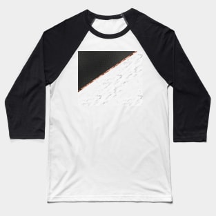 Paris monochrome rose gold marble Baseball T-Shirt